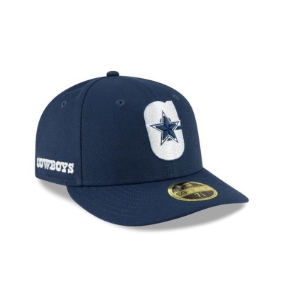 Sapca New Era Dallas Cowboys NFL Logo Mix Low Profile 59FIFTY Fitted - Albastri